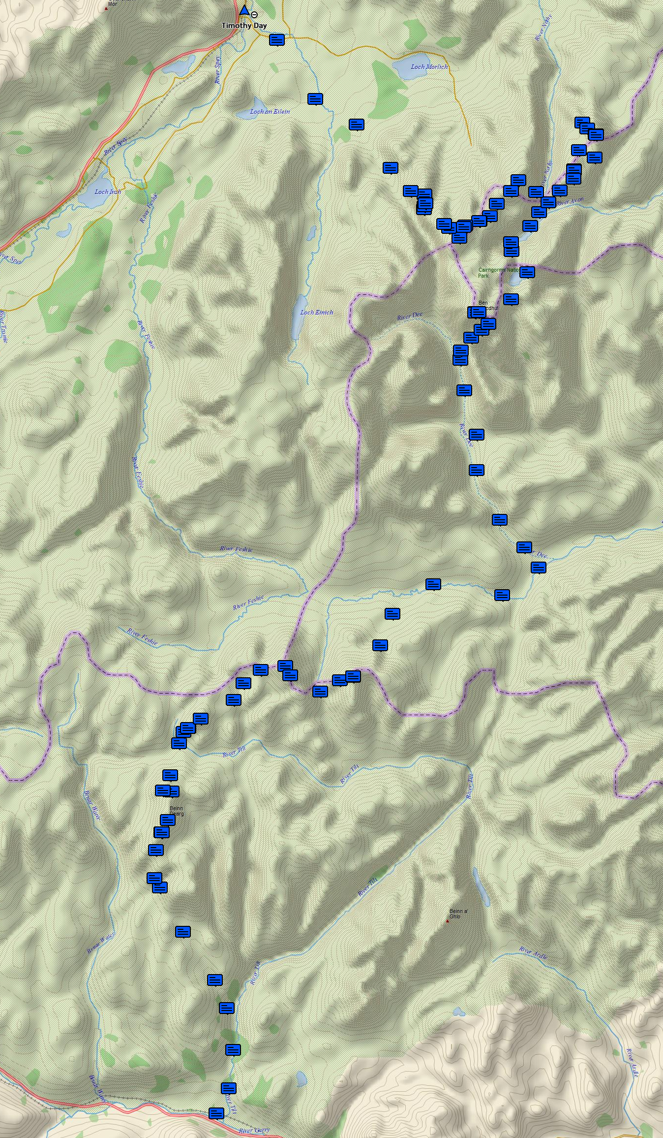 October 2025: Blair Atholl to Aviemore high level